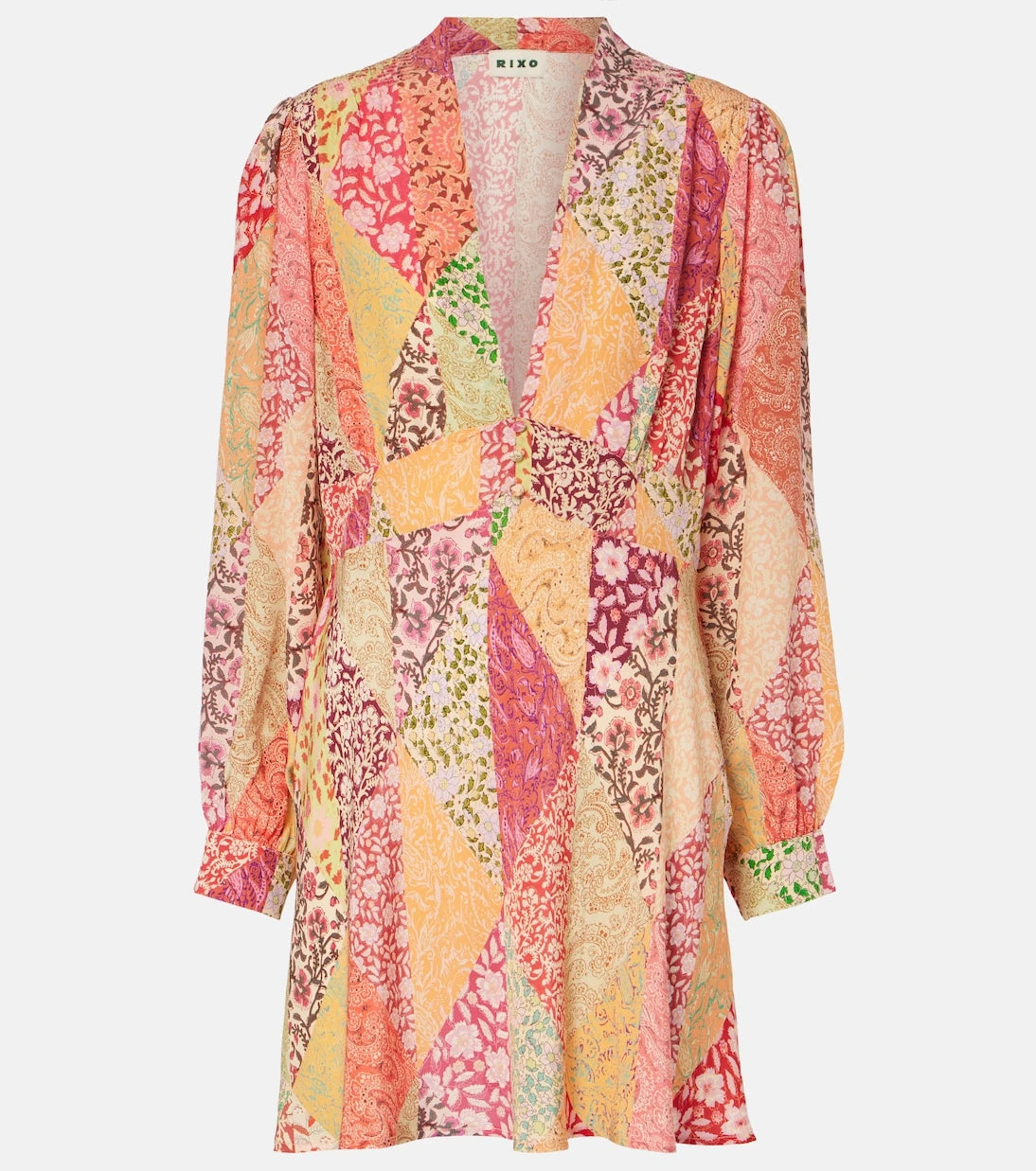 Rixo - Hebe printed silk minidress