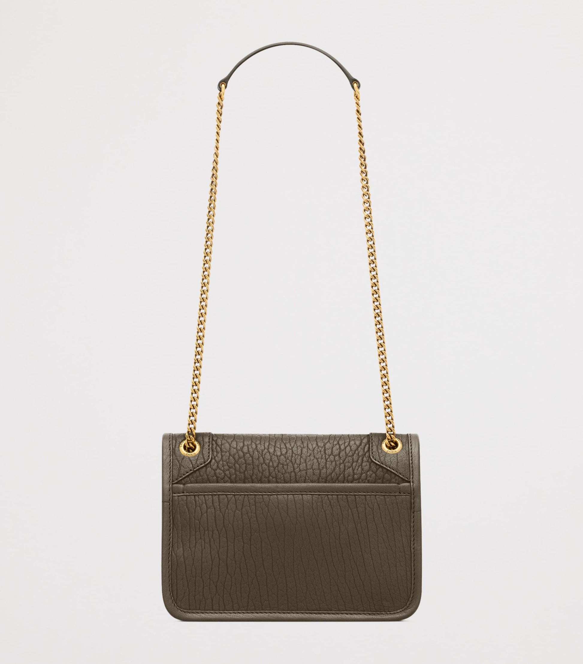 Saint Laurent Green Mini Leather Niki Shoulder Bag