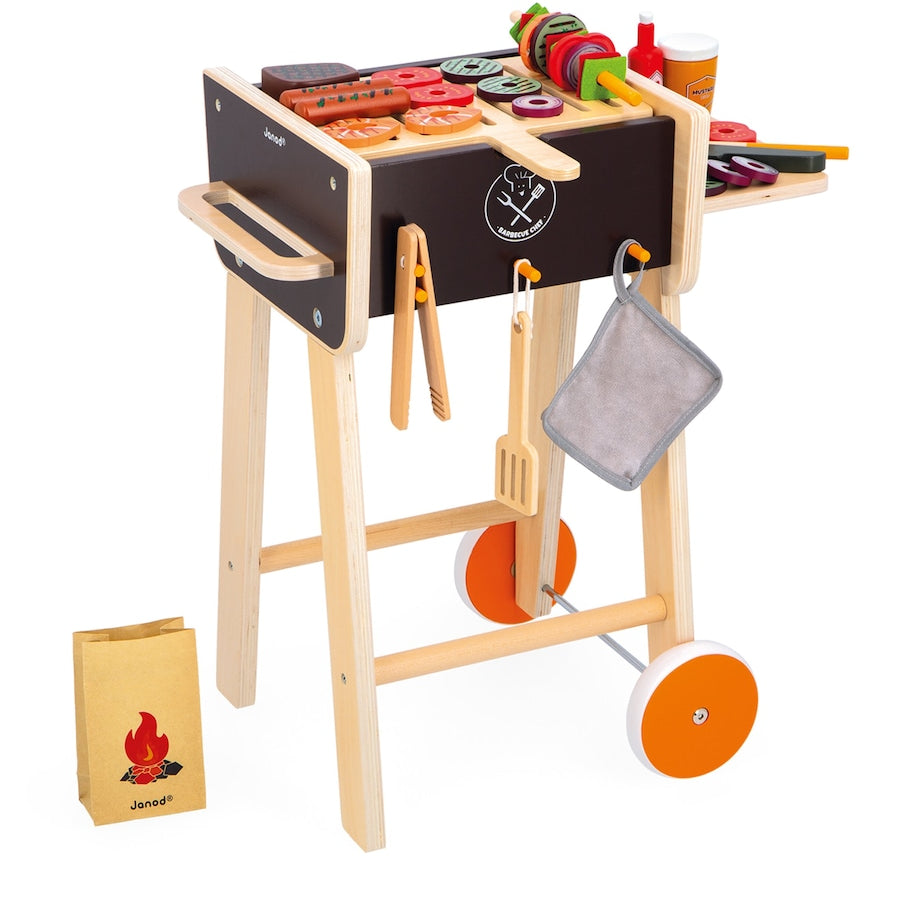 Wooden Barbeque Set