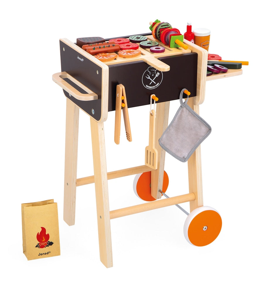 Wooden Barbeque Set