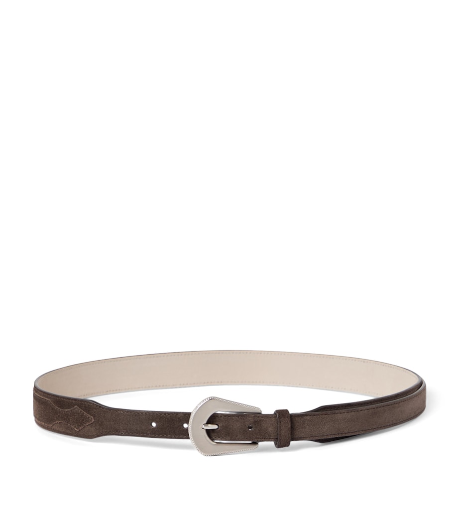 Brown Suede Belt