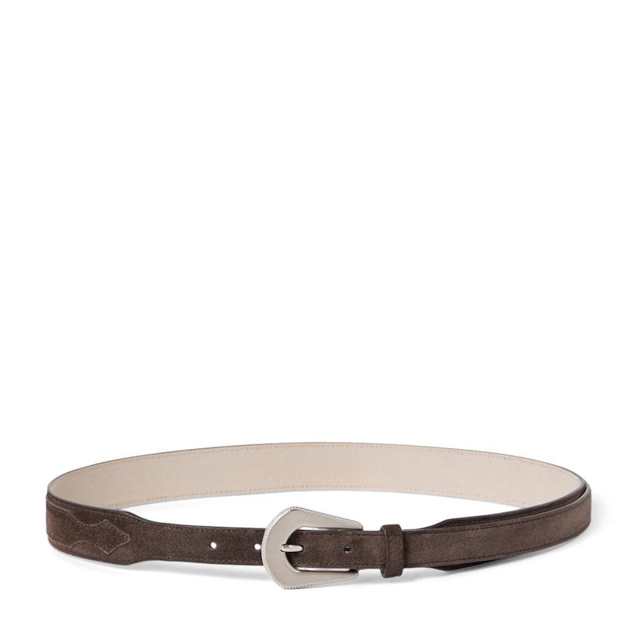 Brown Suede Belt