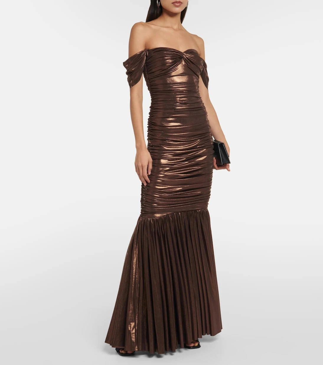 Norma Kamali - Walter off-shoulder gown