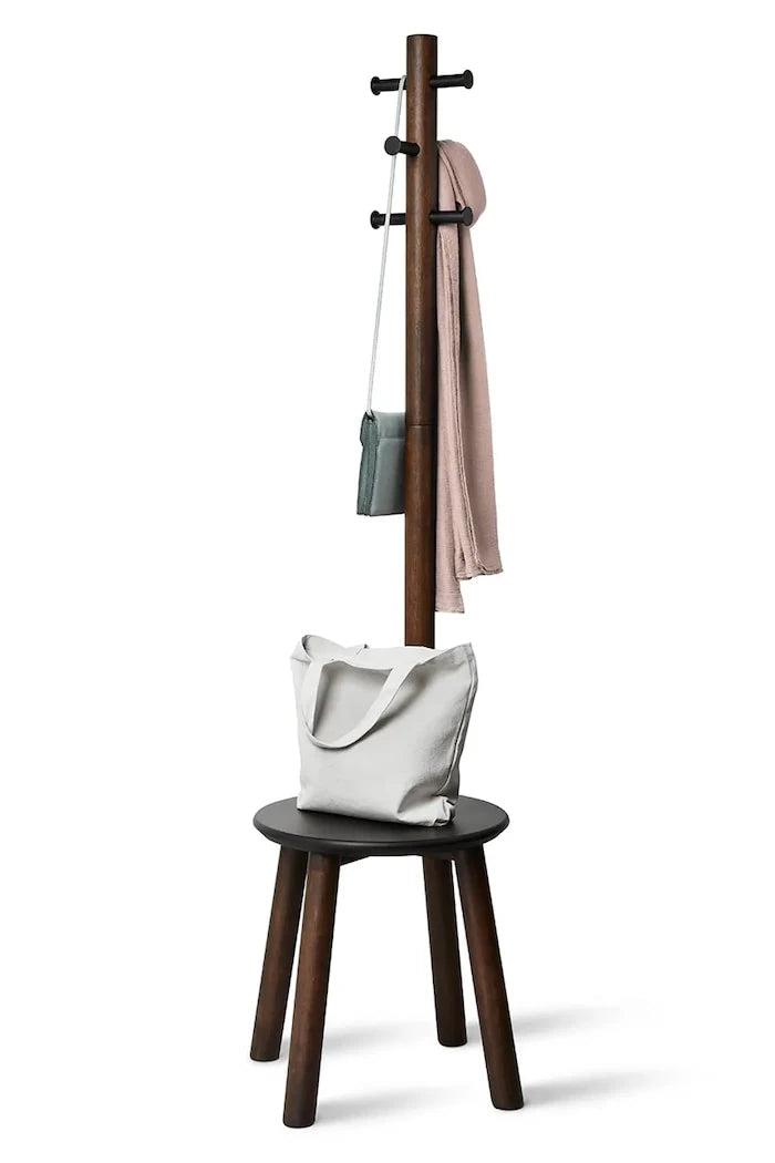 Закачалка за връхни дрехи Umbra Pillar Stool and Coat Rack