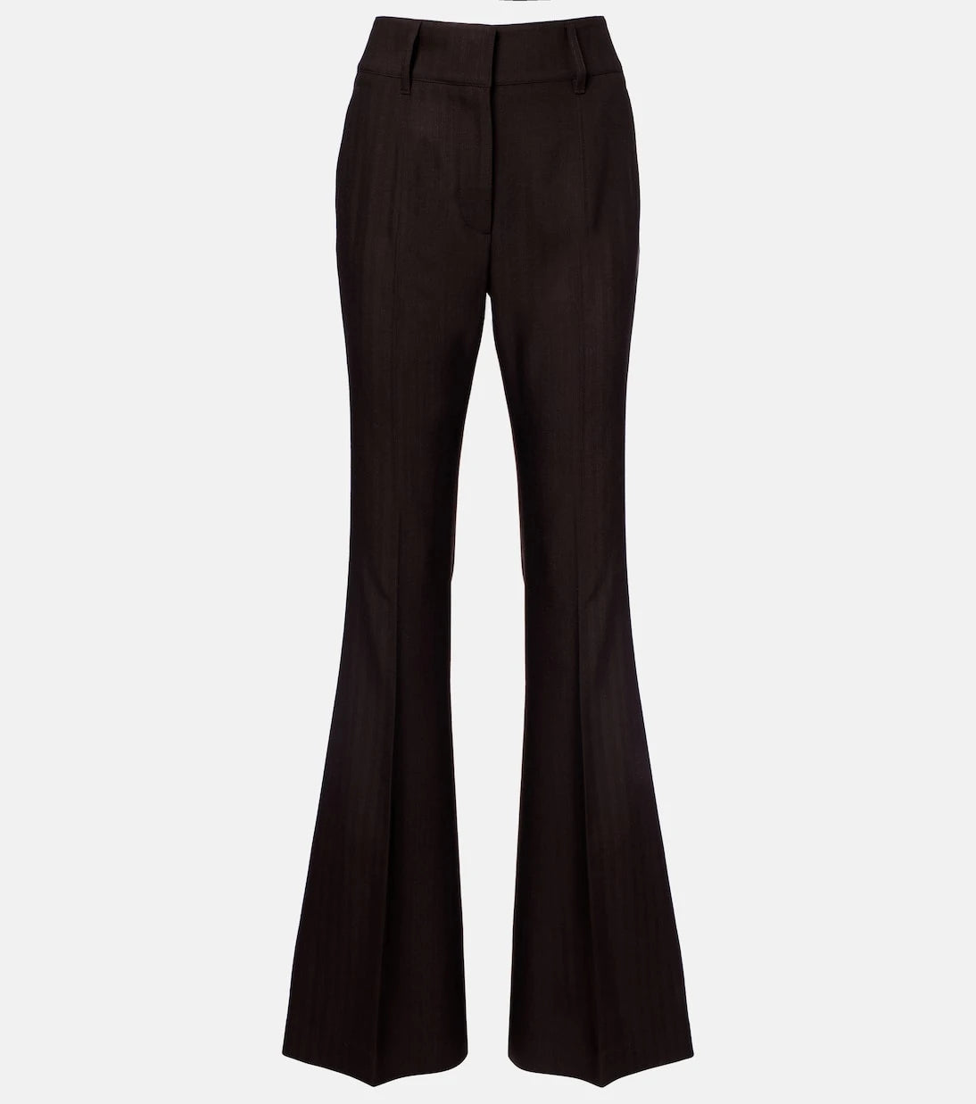 Gabriela Hearst - Rhein high-rise wool flared pants