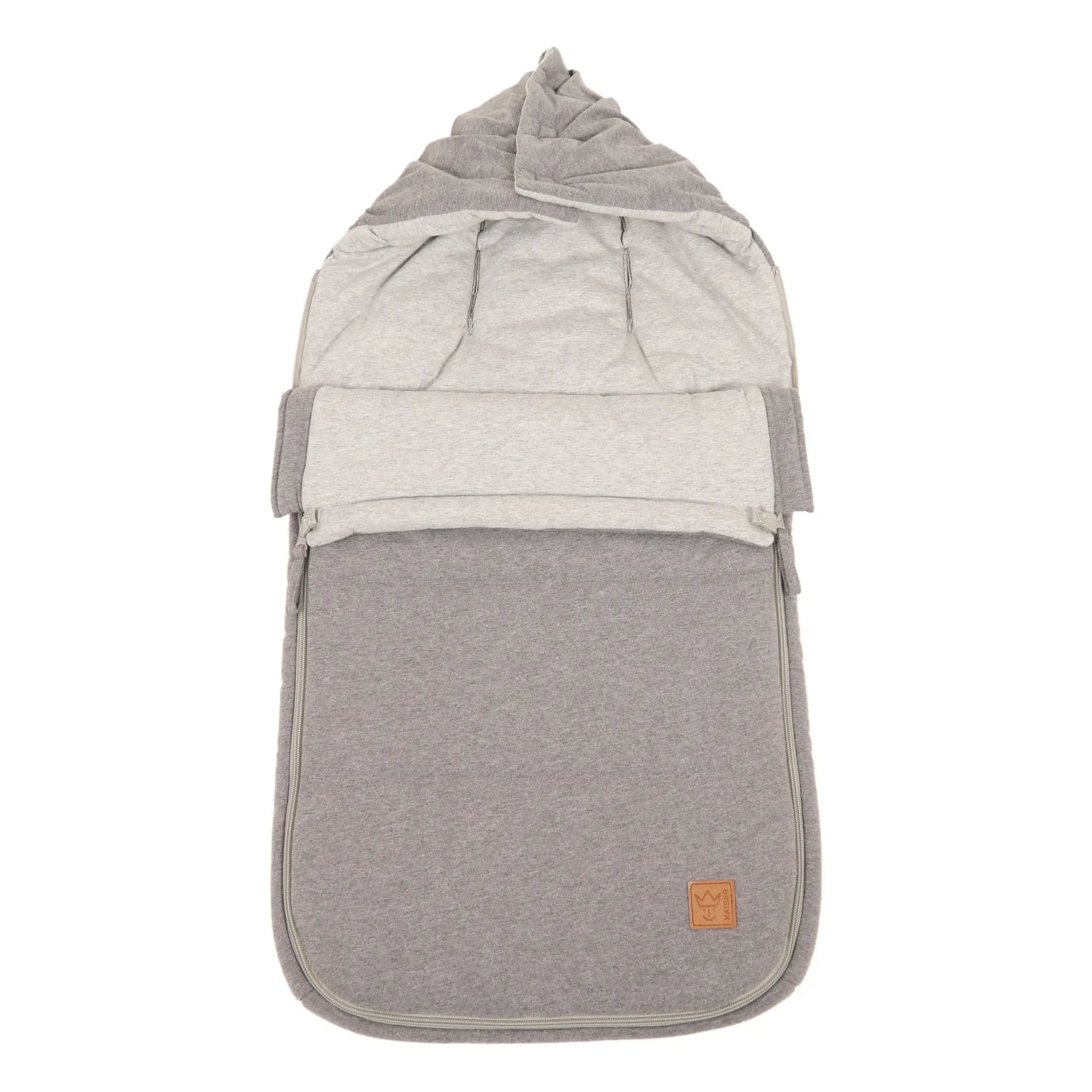 Kaiser - Cotton Jersey Footmuff | Charcoal grey