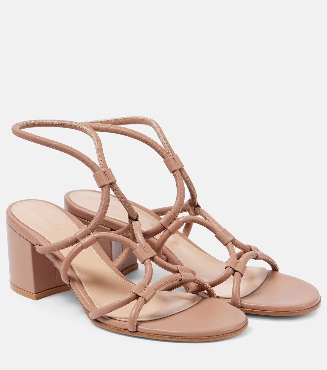 Gianvito Rossi - Cage 60 leather sandals