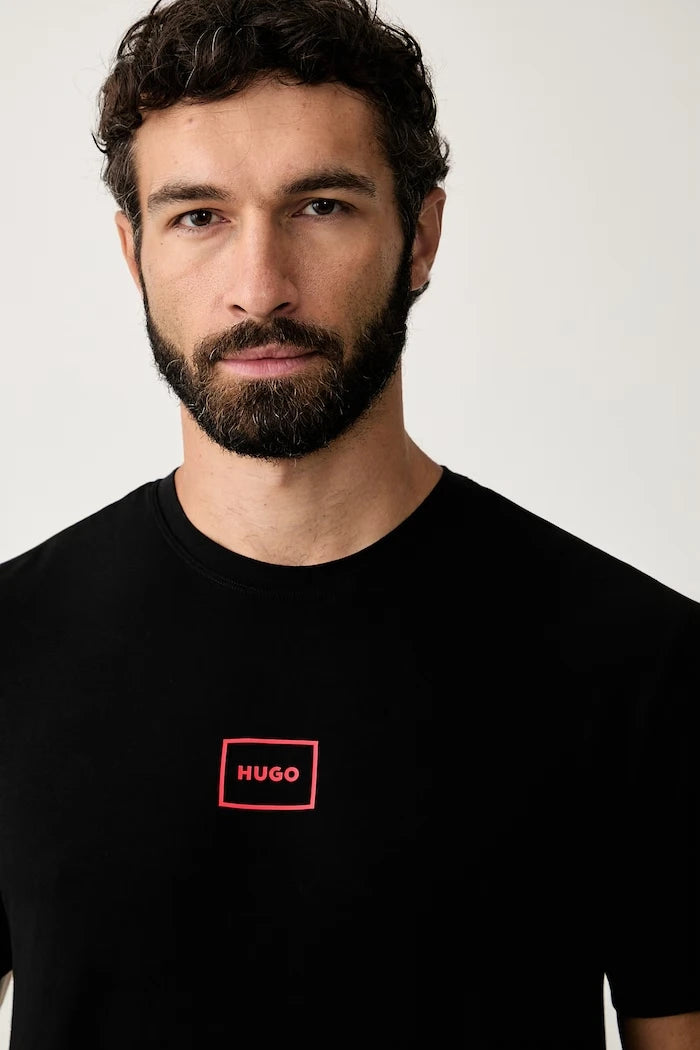 HUGO erkek iki parçalı pamuklu pijama SOREN SHORT SET