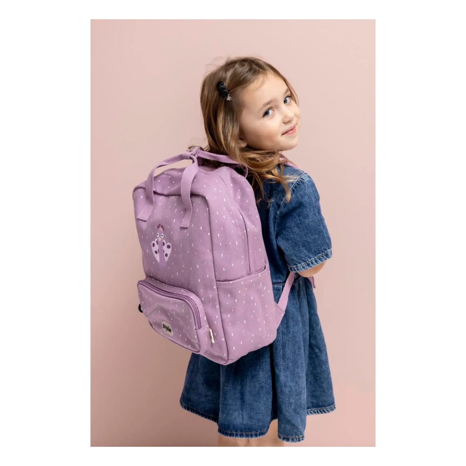 Trixie - Mrs. Peacock Large Backpack | Purple