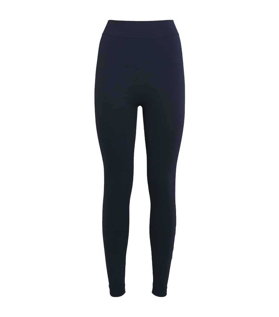 Max Mara Blue Logo Leggings