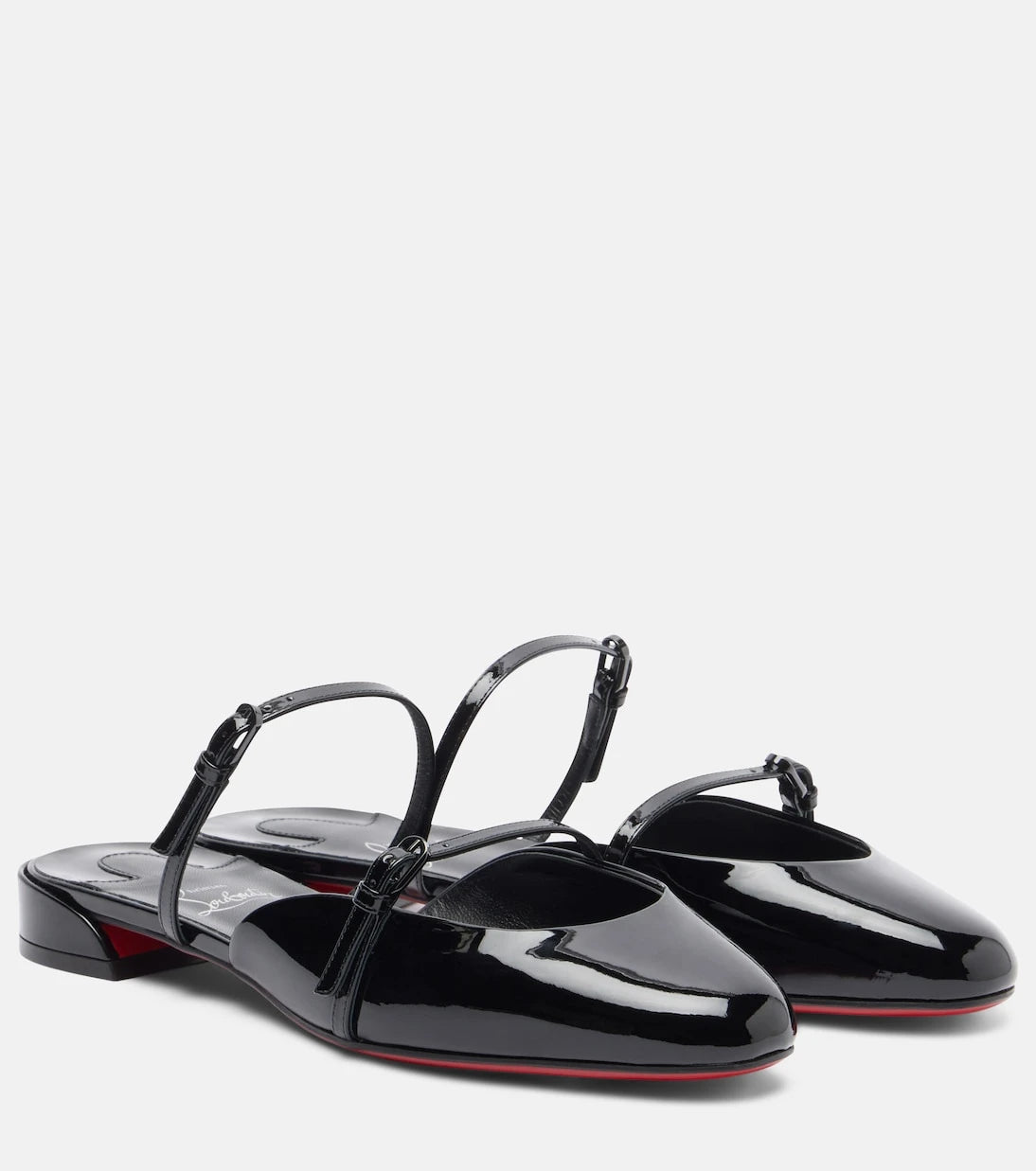 Christian Louboutin - Jane Nina patent leather mules