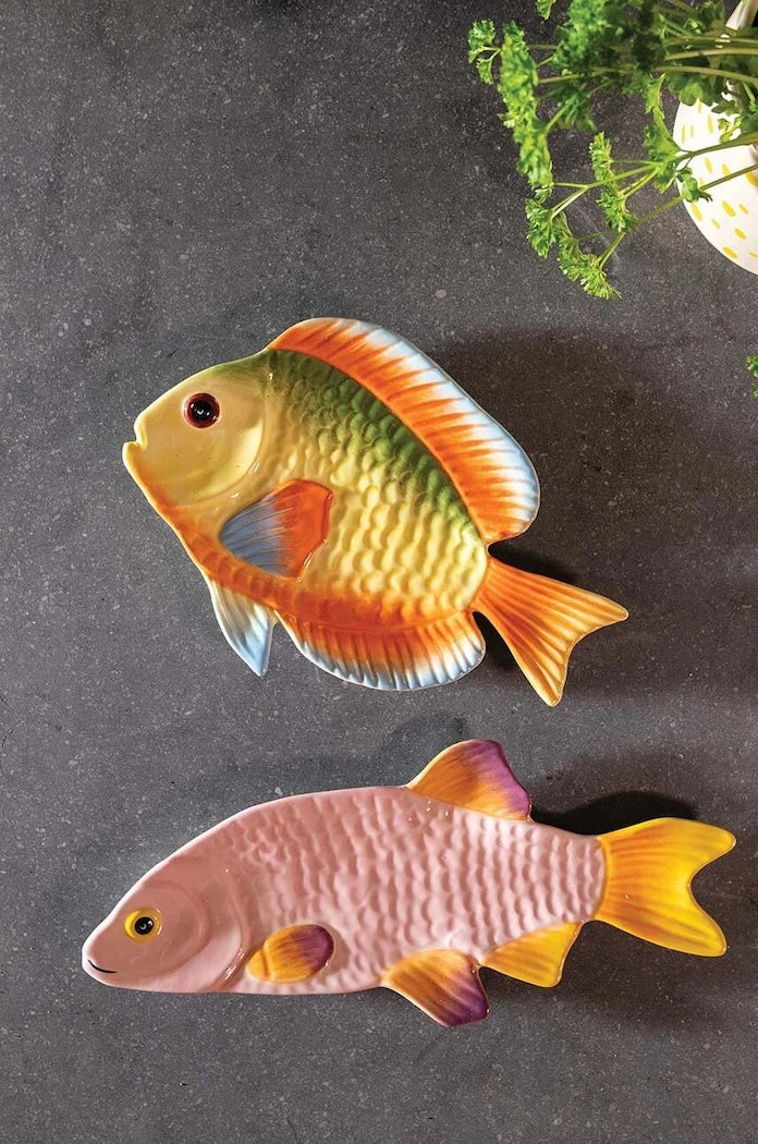 Чиния &k amsterdam Plate Fish Rainbow