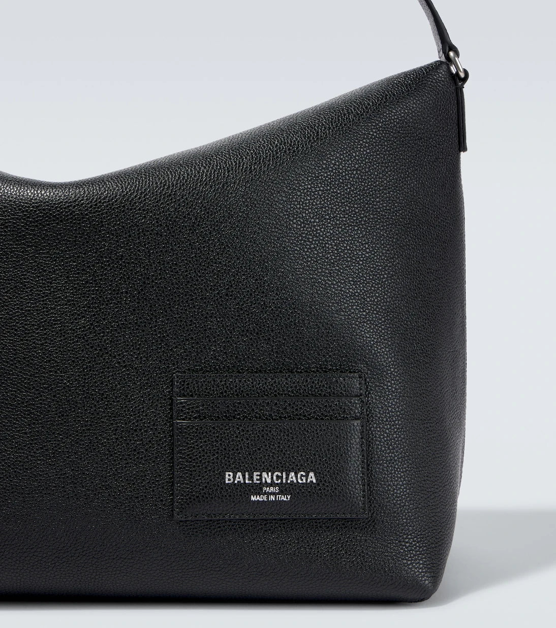 Balenciaga - حقيبة ماسنجر Credit الكبيرة من الجلد