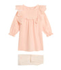 Chloé Kids Cotton Dress and Leggings Set (1-18 Months)