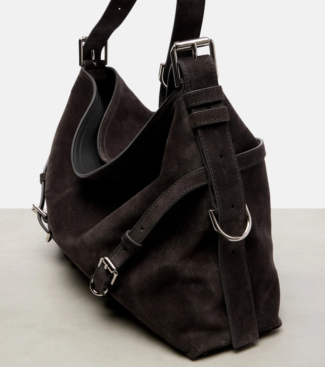Givenchy - Voyou Medium suede shoulder bag
