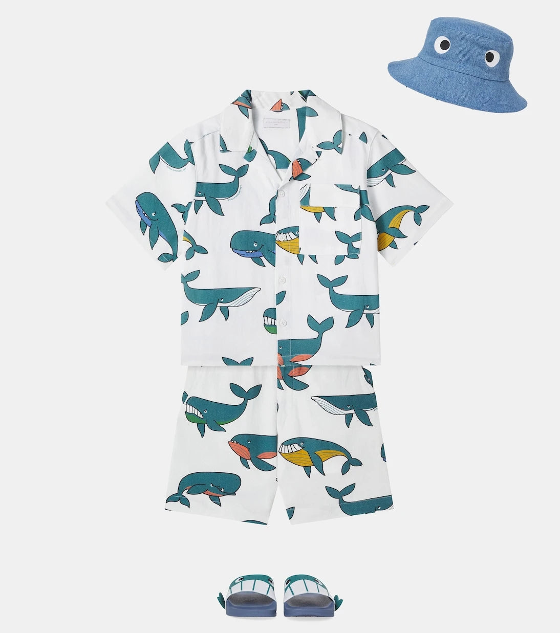 Stella McCartney Kids - Denim bucket hat