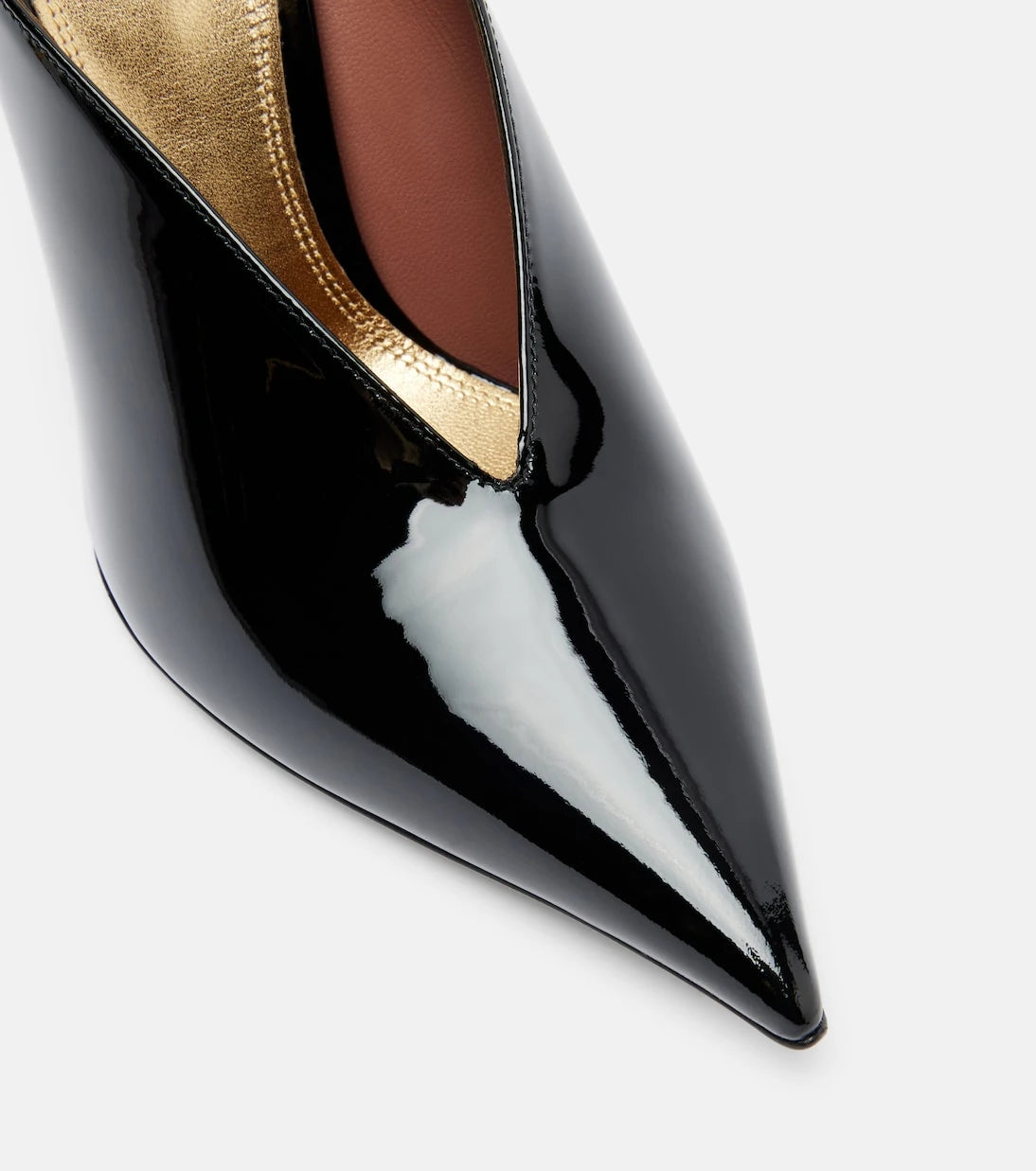 Paris Texas - Nina 105 patent leather wedge mules