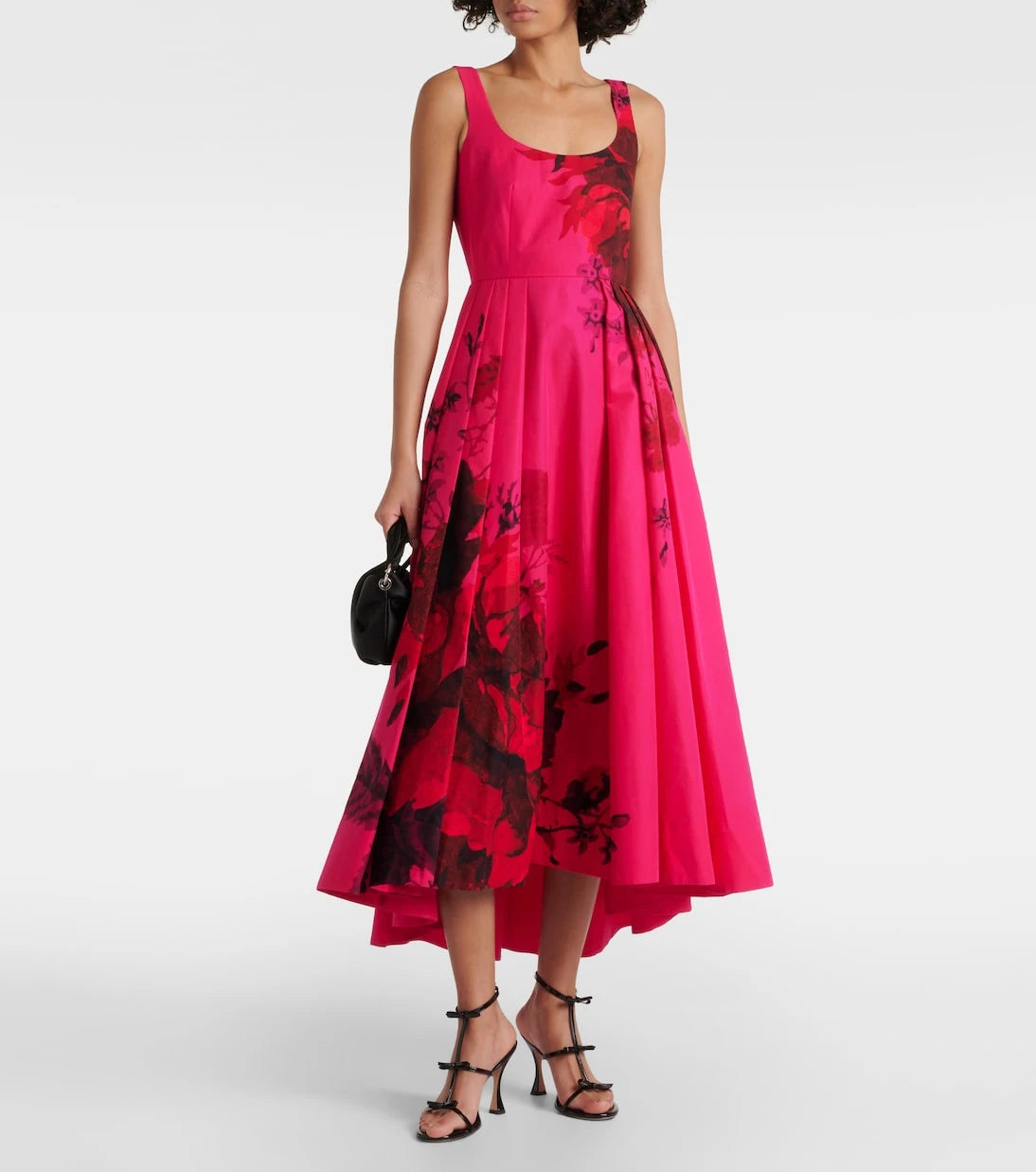 Erdem - Floral cotton faille maxi dress