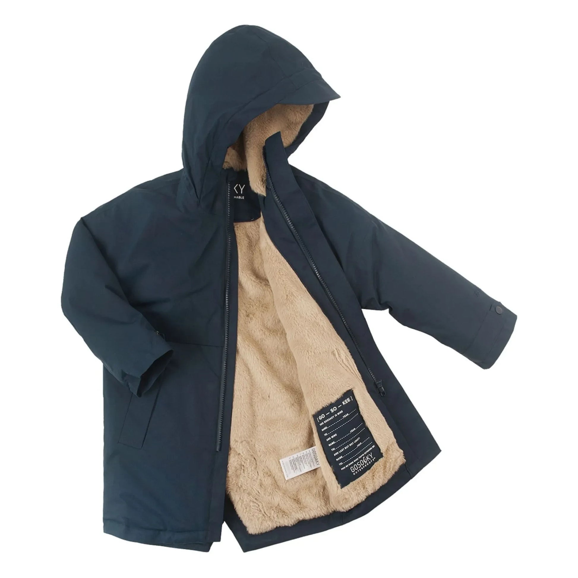 Gosoaky - Desert Fox waterproof parka | Navy blue