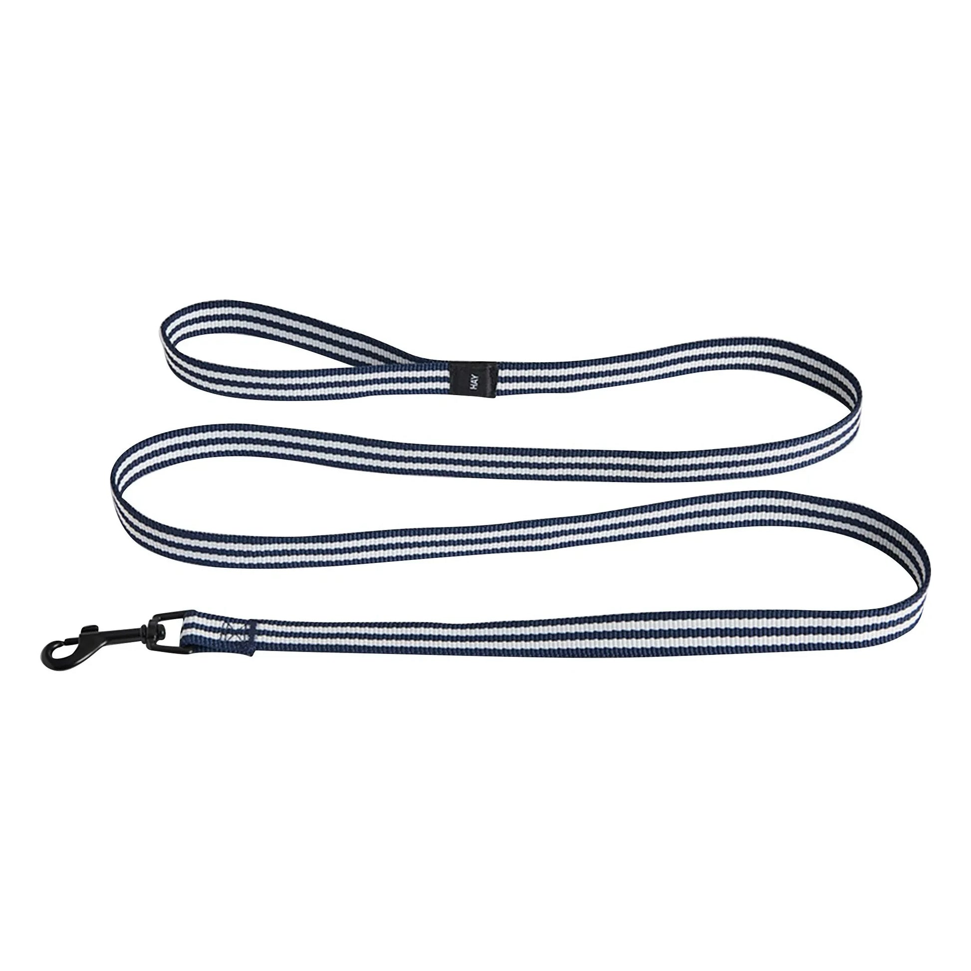 Hay - Striped dog leash | Blue