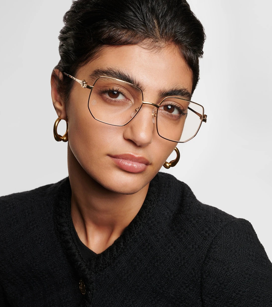 Cartier Eyewear Collection - Panthère de Cartier square glasses