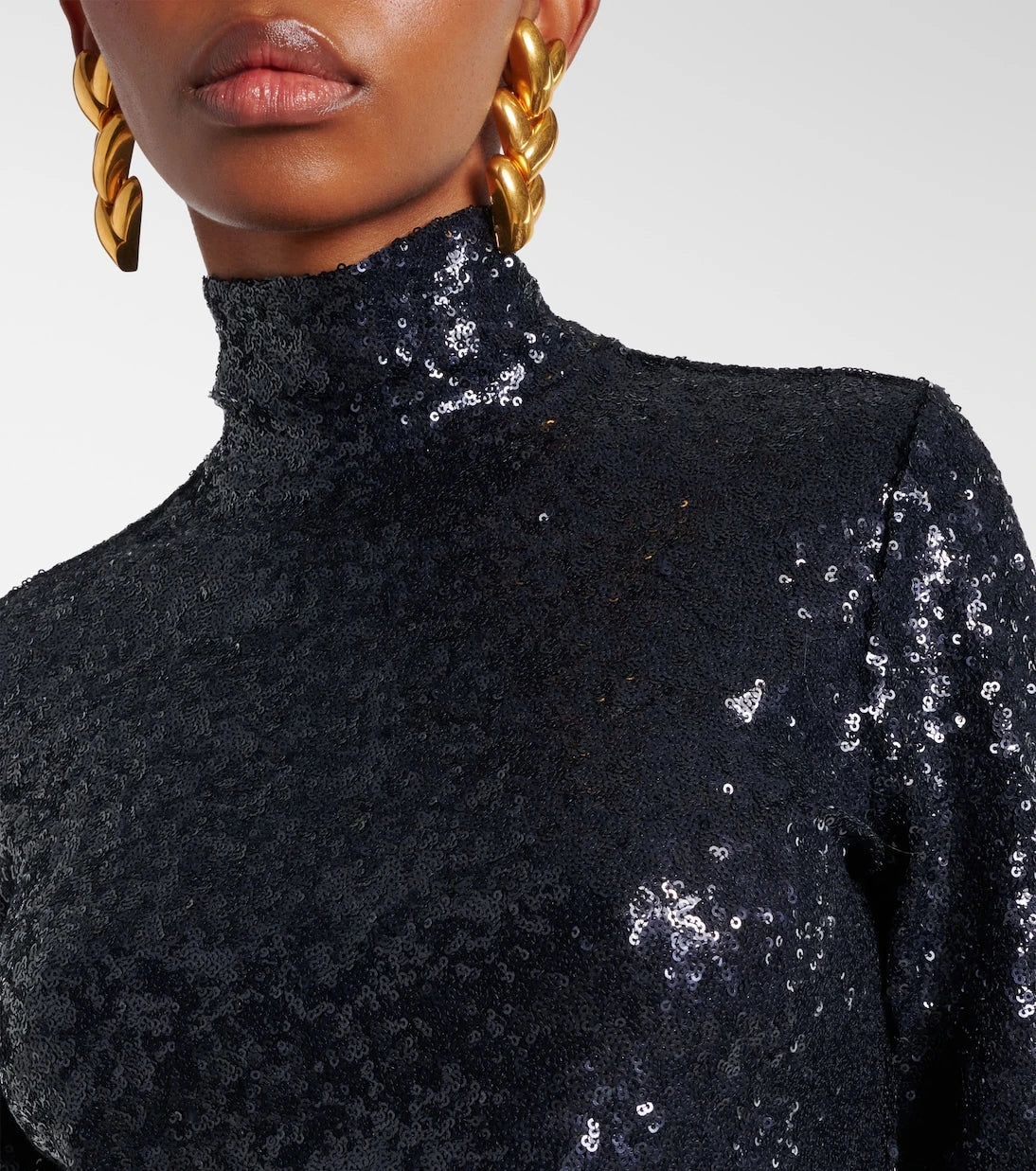 Polo Ralph Lauren - Sequined turtleneck top