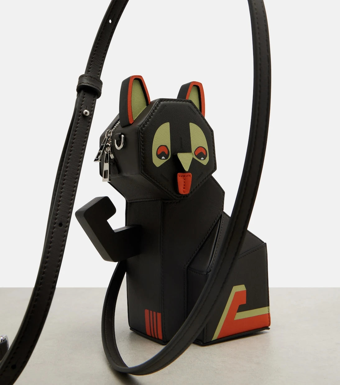 Loewe - x Louis Wain leather clutch