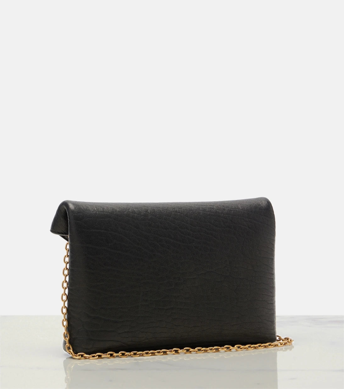 Saint Laurent - Cassandre Small leather clutch