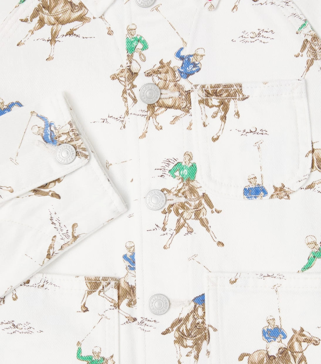 Polo Ralph Lauren Kids - Printed denim jacket