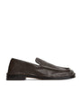Bottega Veneta Leather Woven Daddy Loafers