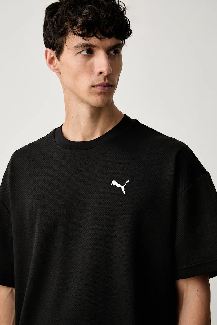Puma pamuklu erkek Essentials Elevated tişört