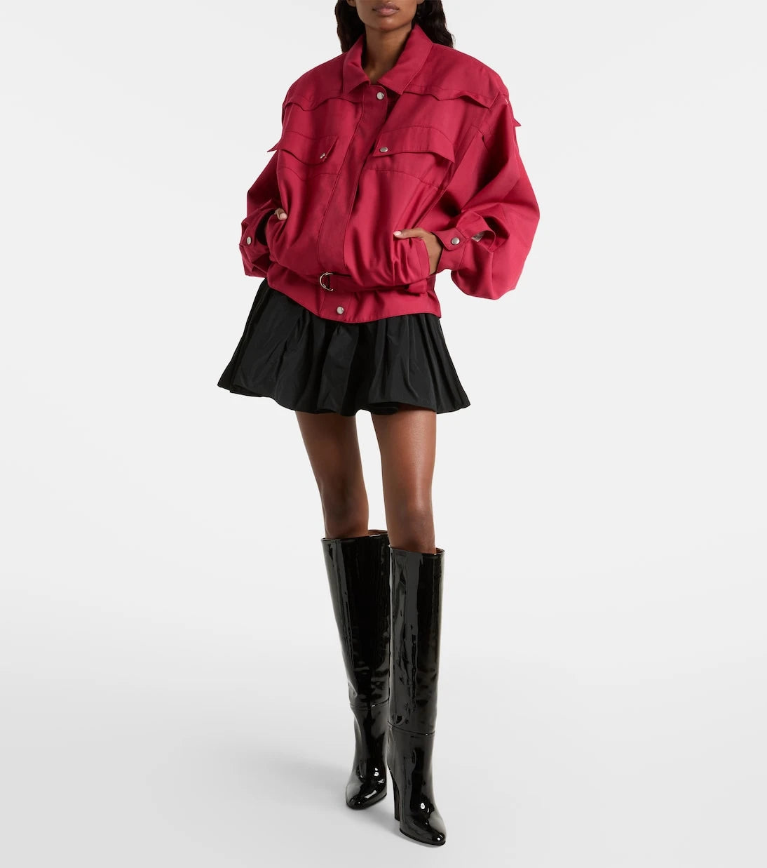 Paris Texas - Lavinia 100 patent leather knee-high boots