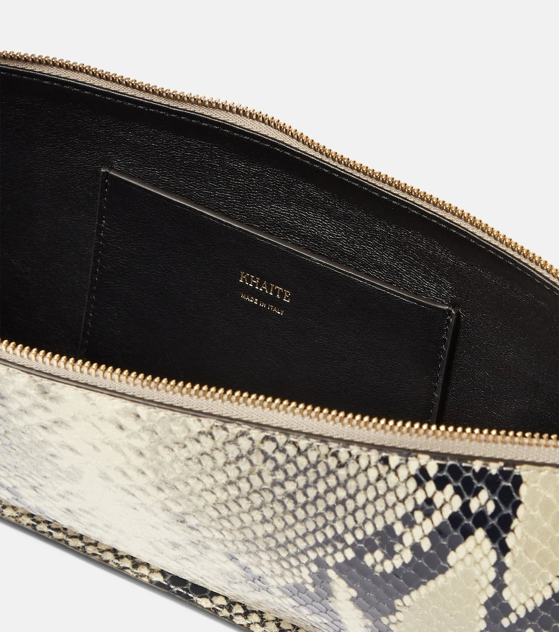 Khaite - Lori snake-effect leather shoulder bag