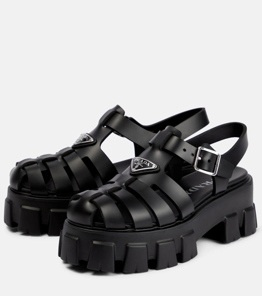 Prada - Monolith platform sandals