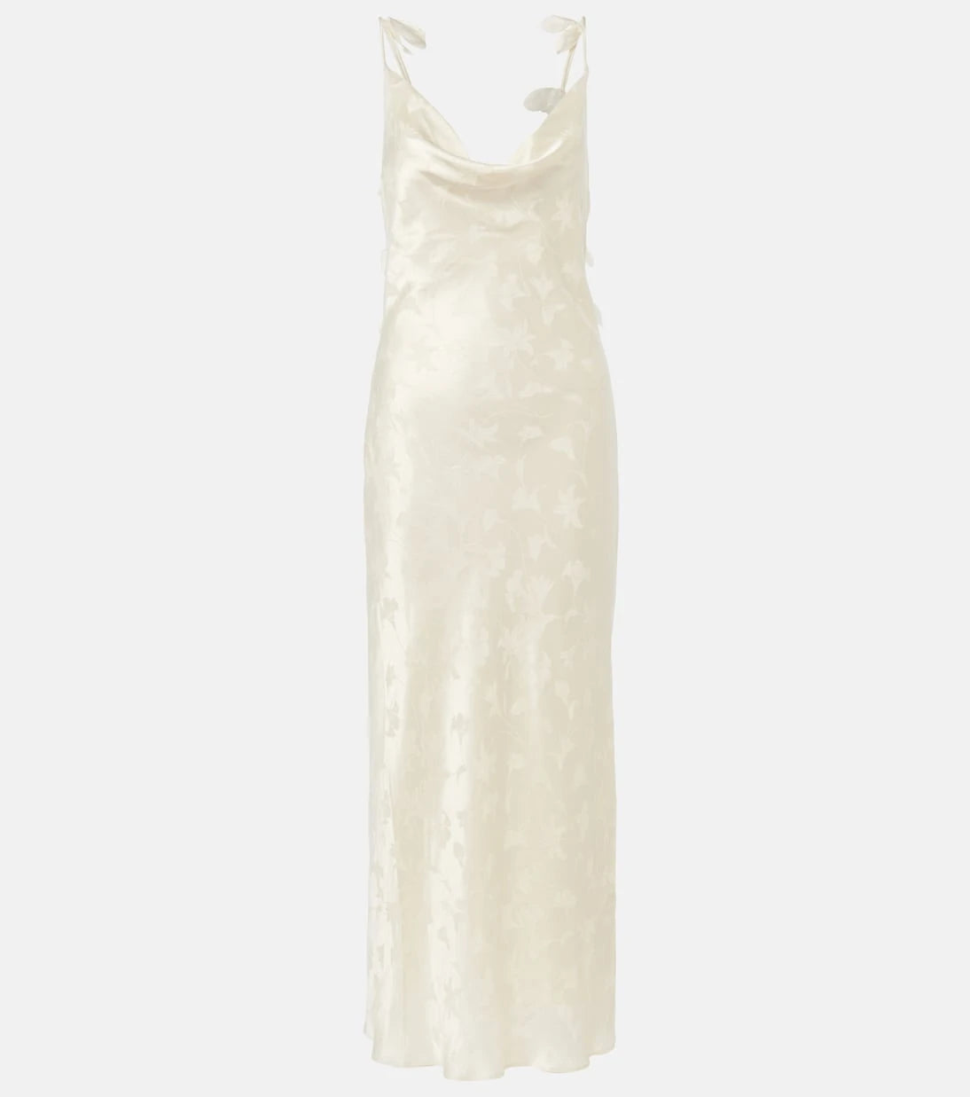 Rotate - Bridal silk satin jacquard midi dress