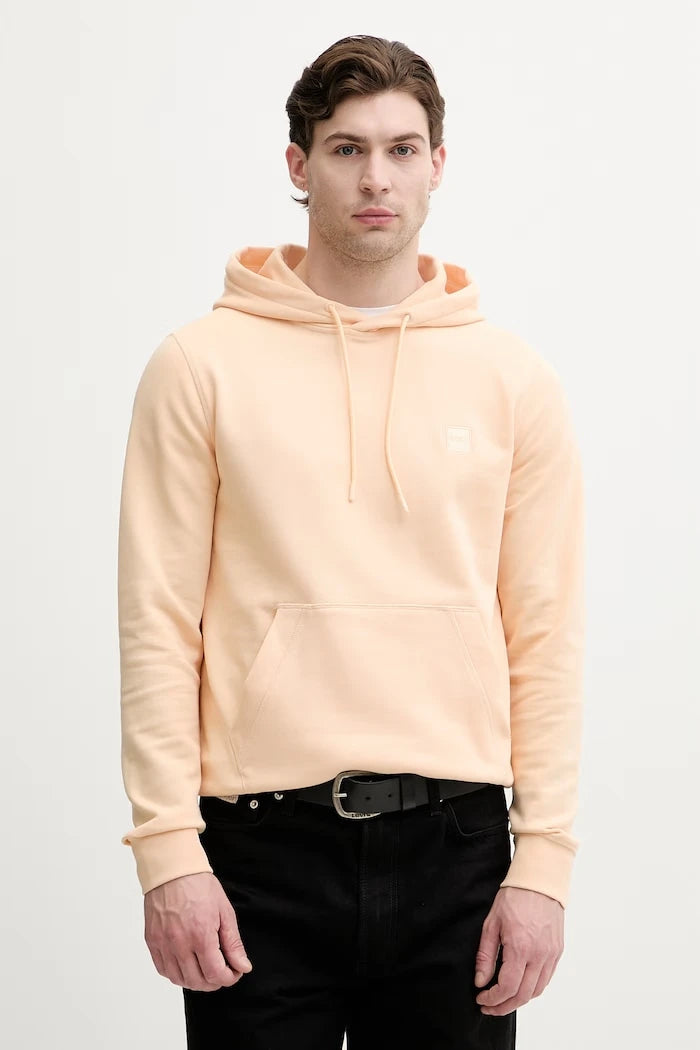 BOSS Orange Kapüşonlu Erkek Pamuklu Sweatshirt Wetalk