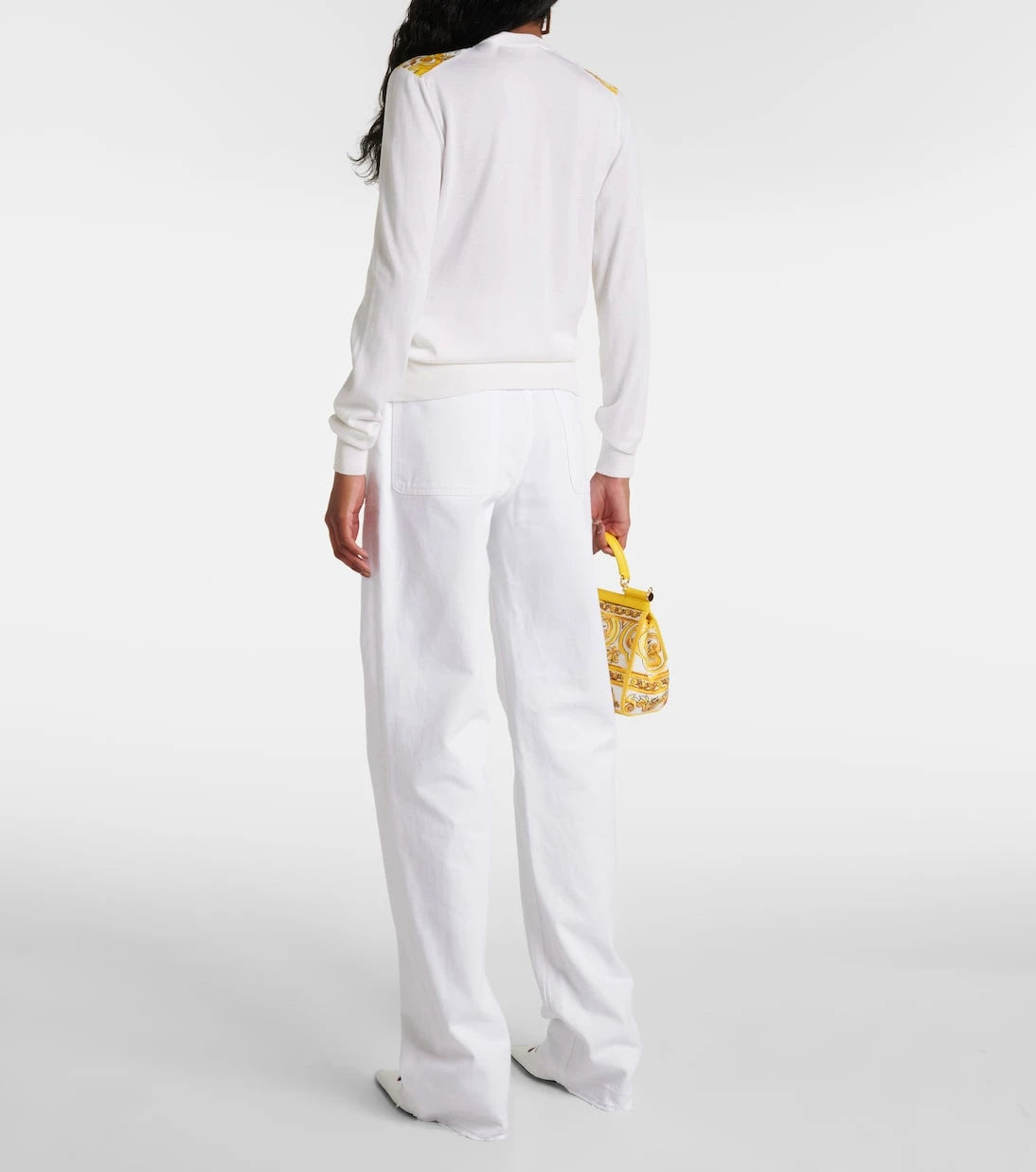 Dolce&Gabbana - Majolica silk twill cardigan