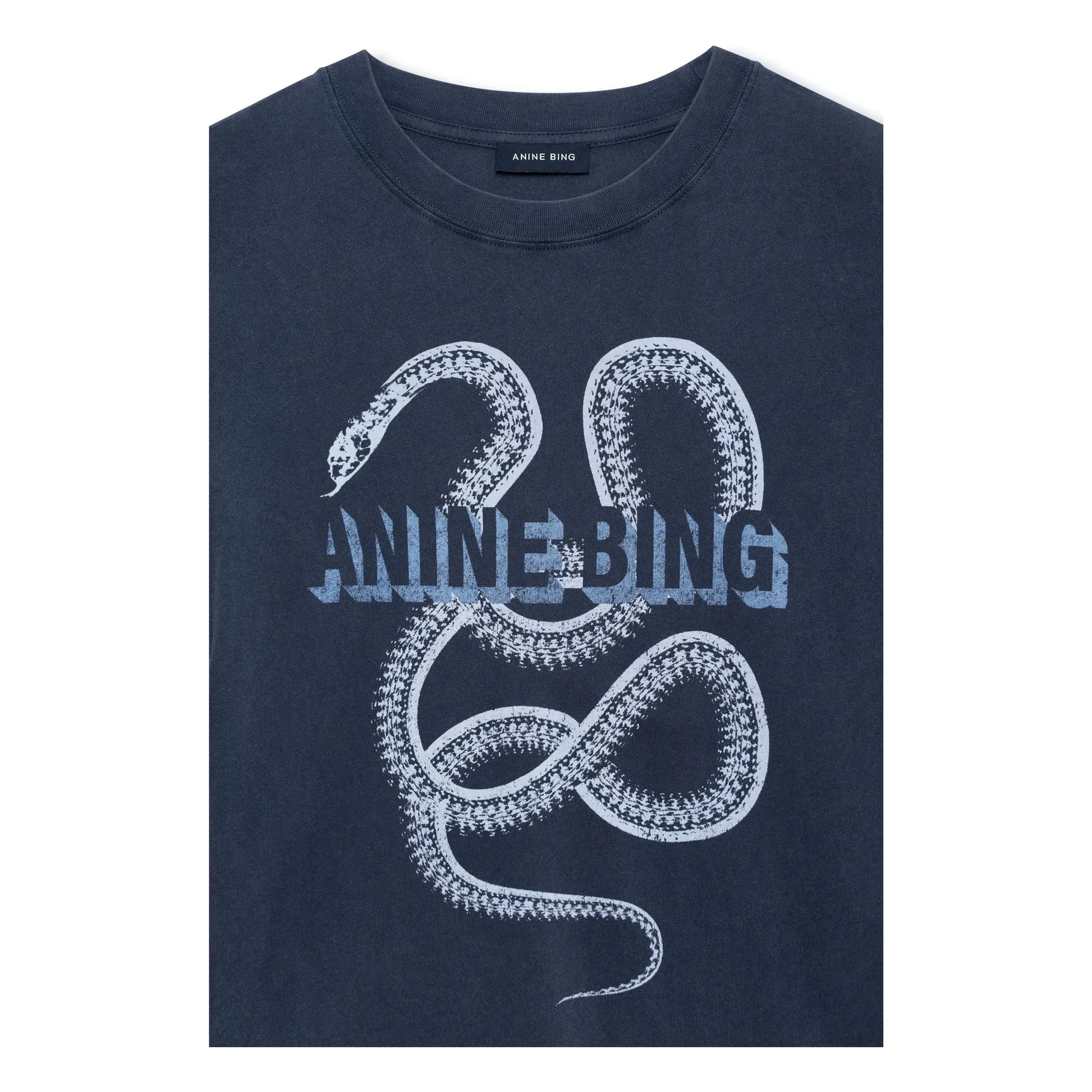 Anine Bing - Lili Snake T-shirt | Black