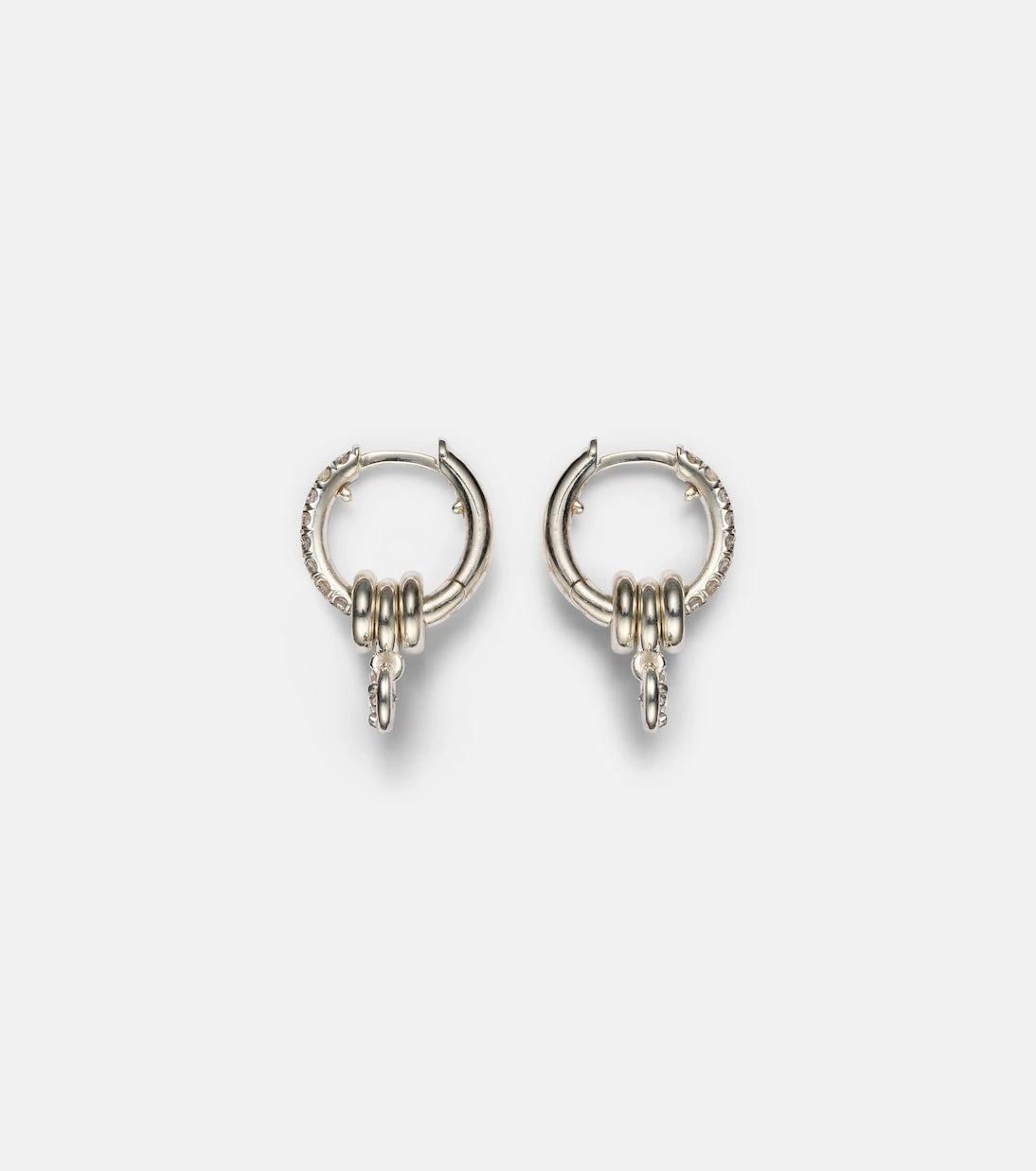 Spinelli Kilcollin - Zahra sterling silver earrings with diamonds