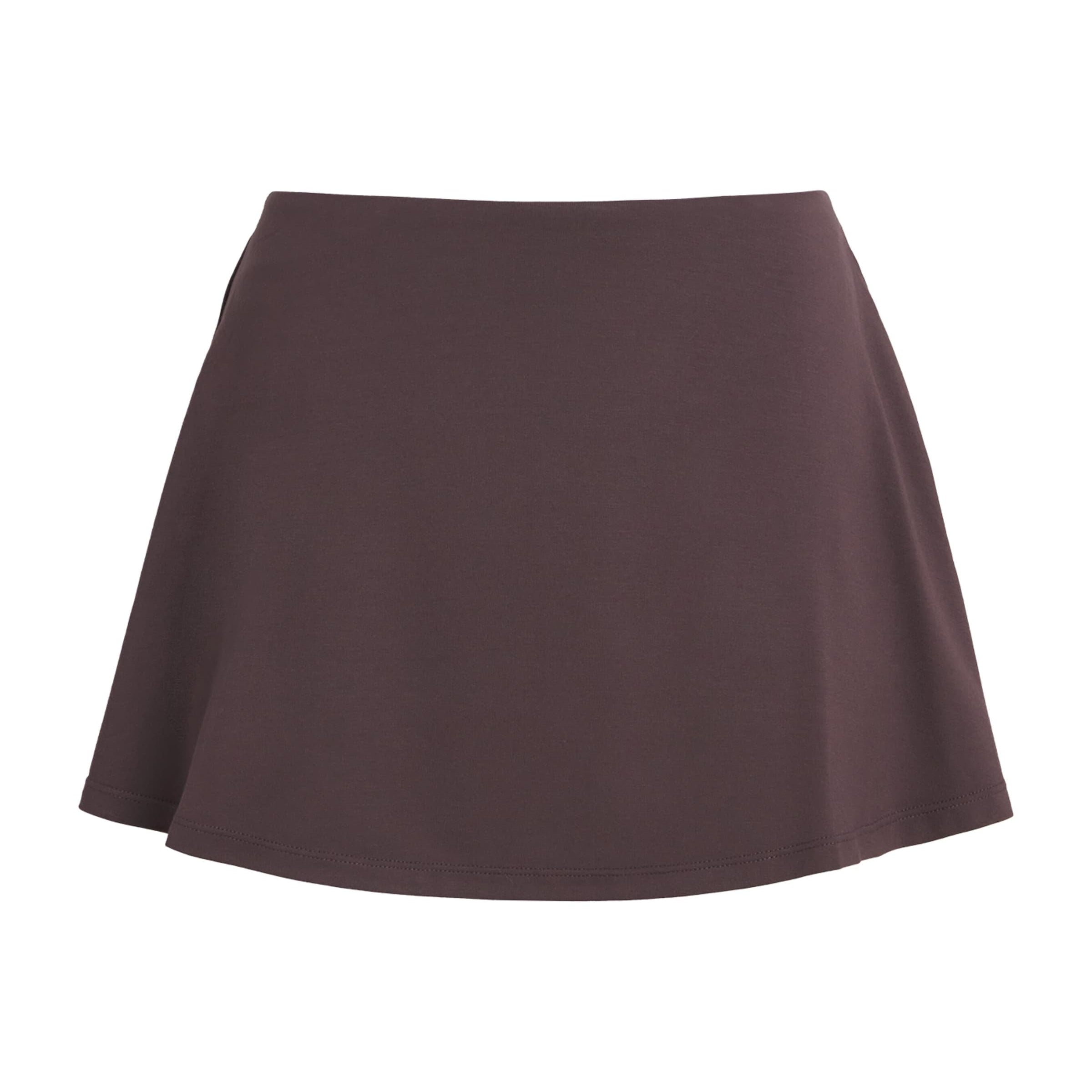 Skims Burgundy Smooth Lounge Mini Skort