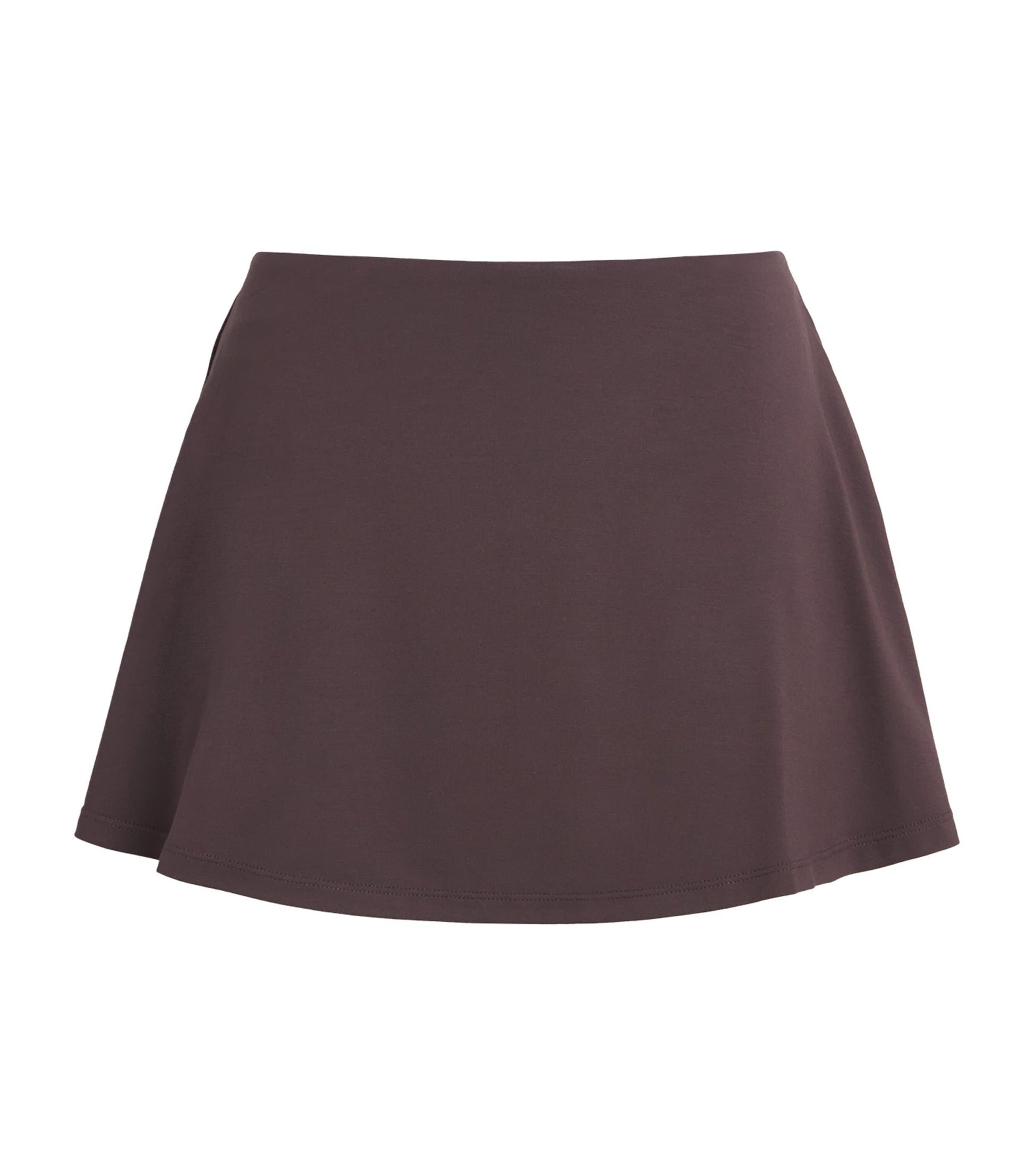 Skims Burgundy Smooth Lounge Mini Skort