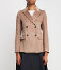Weekend Max Mara Pink Corduroy Double-Breasted Blazer