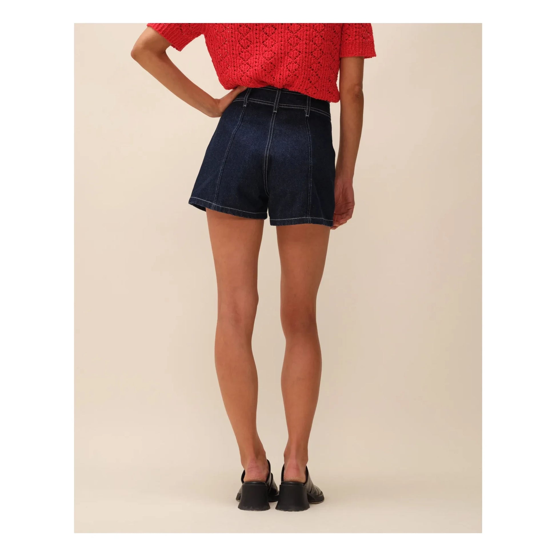 Nitah - Short Farouk | Denim brut