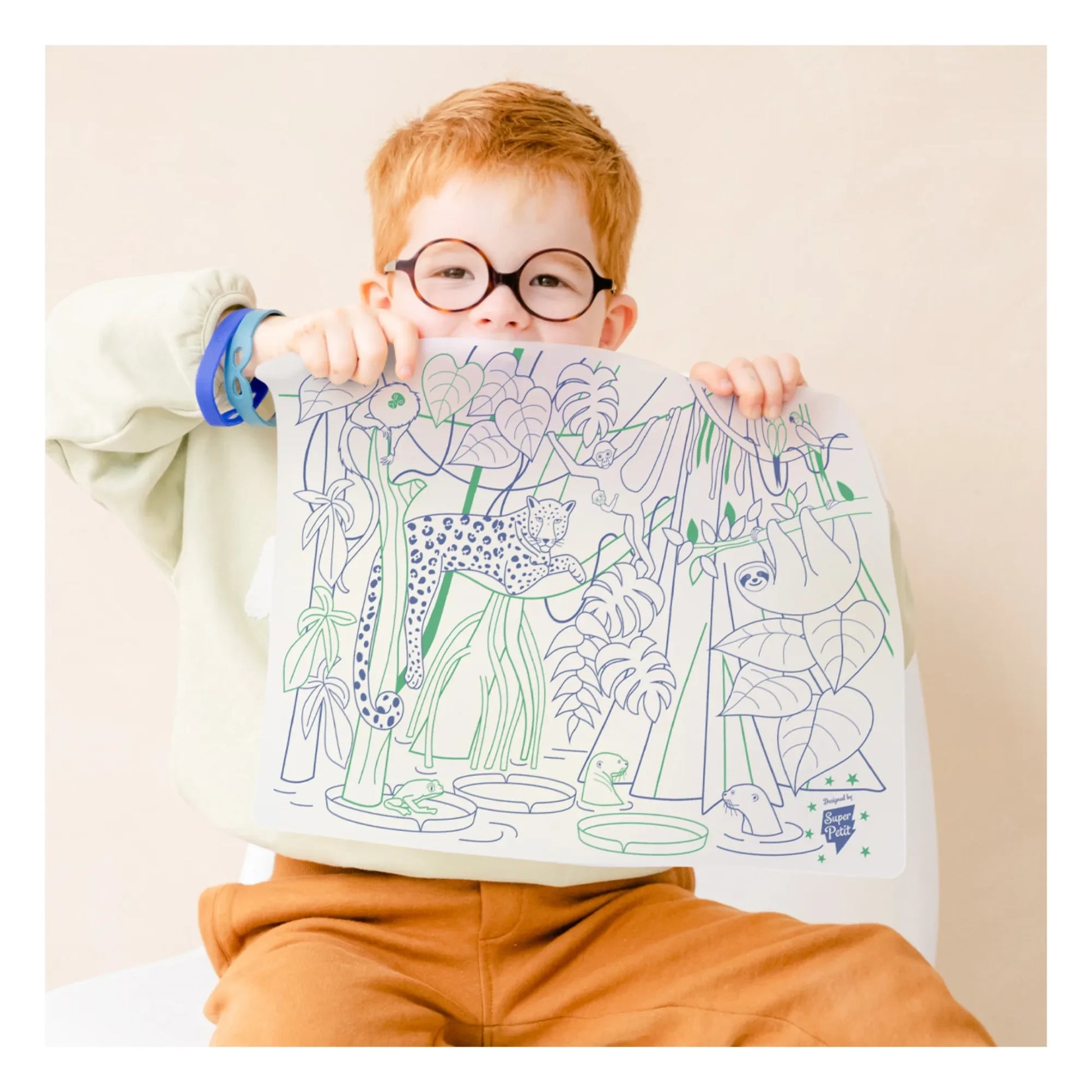 Superpetit - Amazonia coloring placemat
