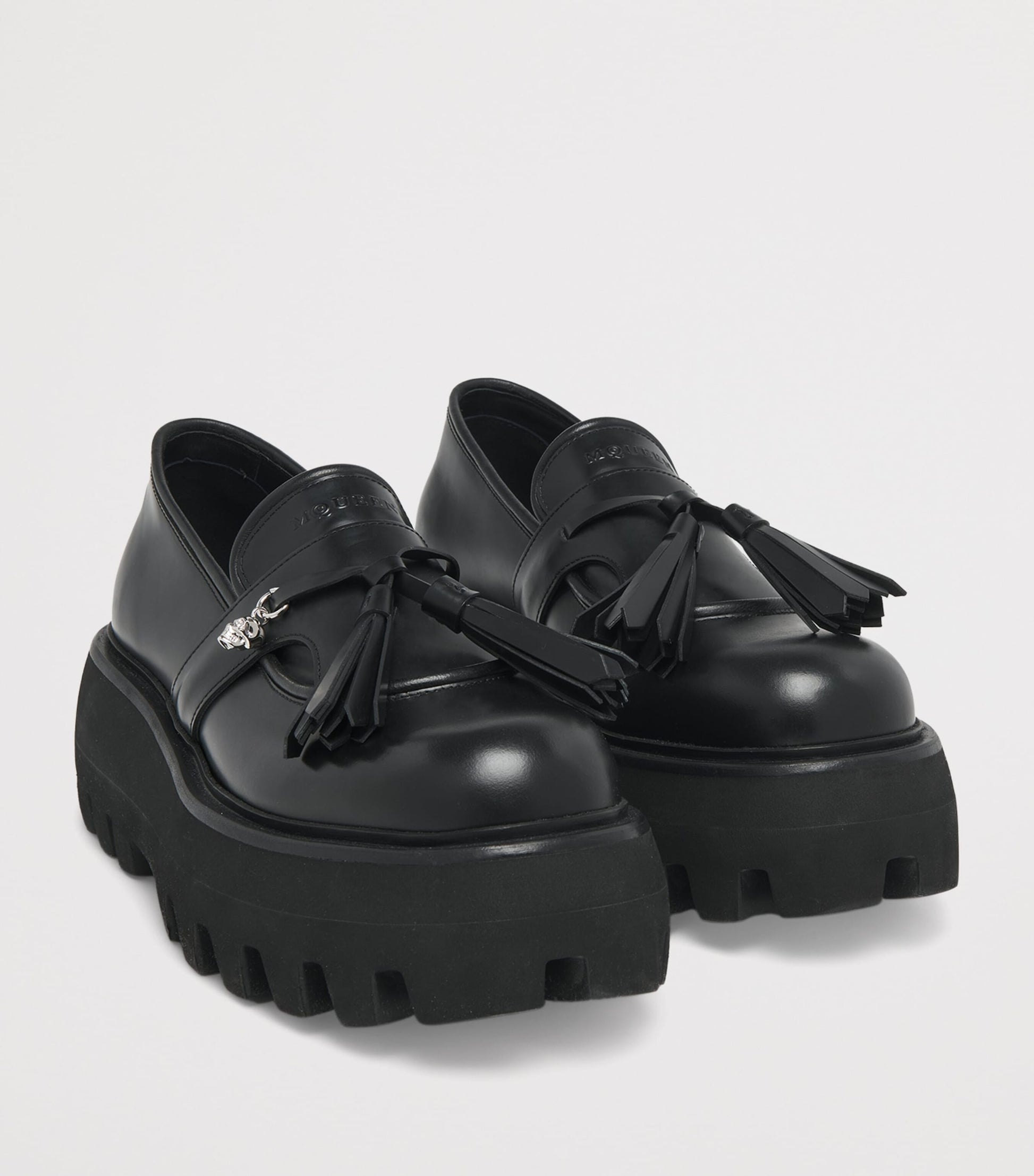 McQueen Leather Sofa Loafers