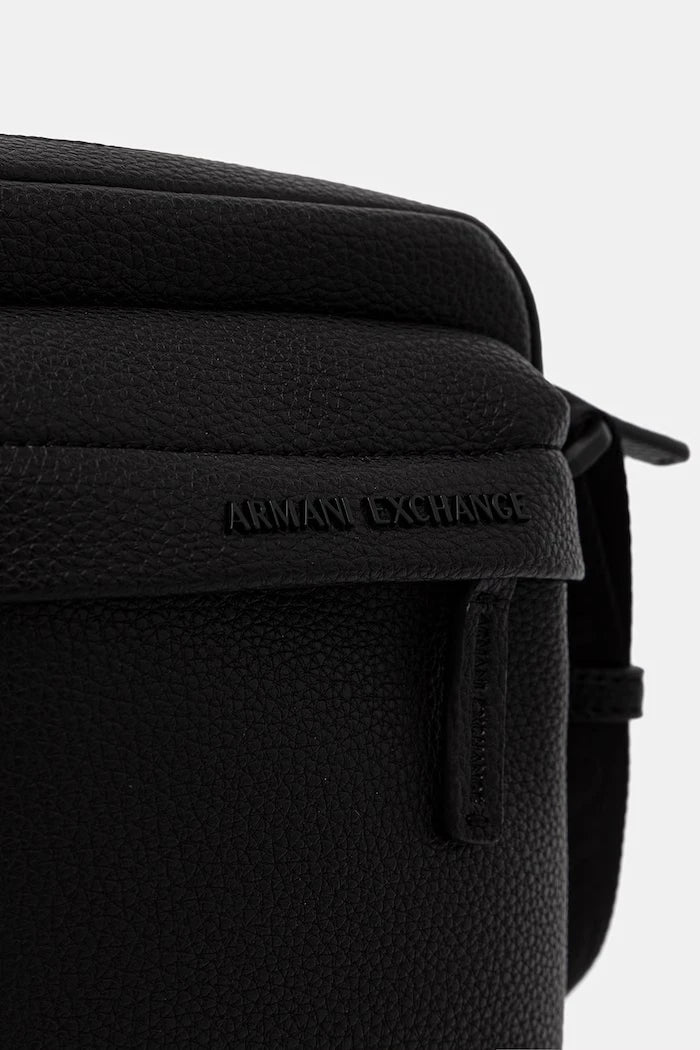 Armani Exchange Erkek Suni Deri Omuz Çantası