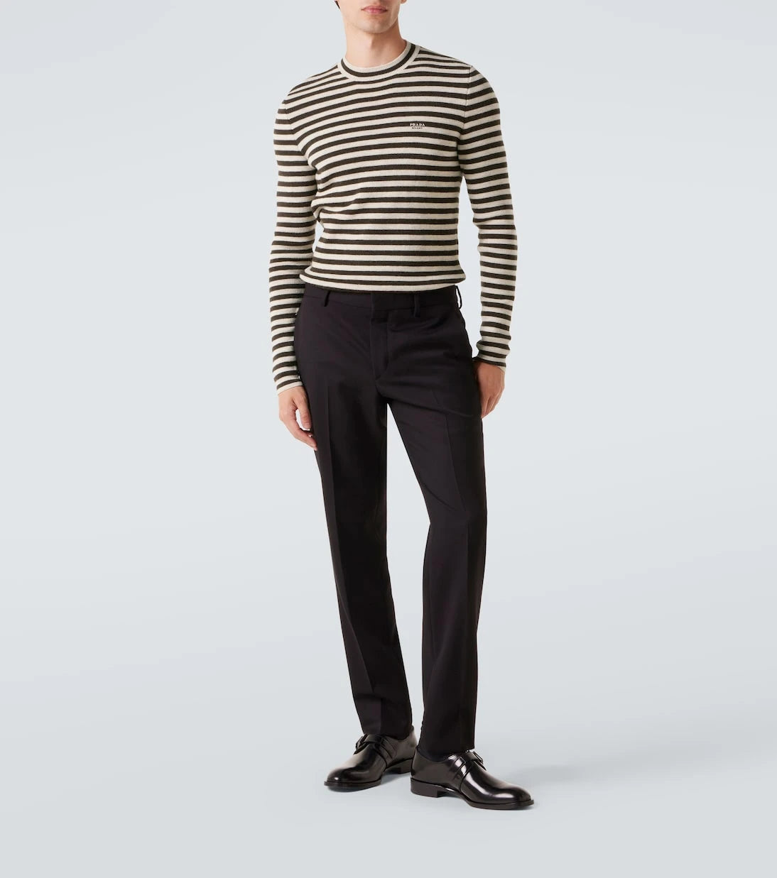 Prada - Striped virgin wool sweater