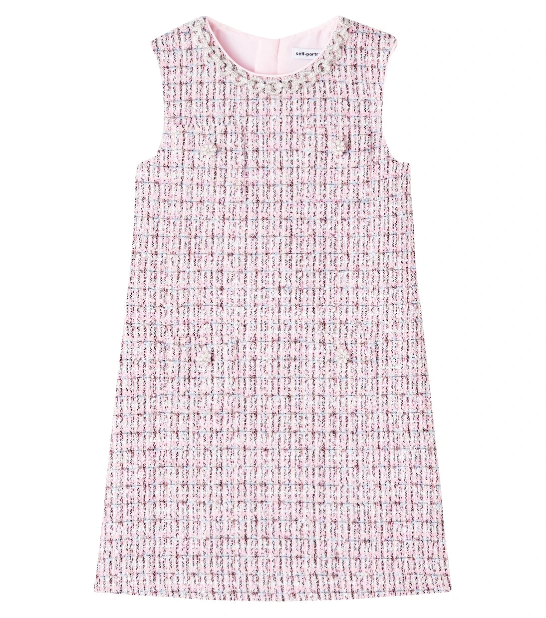 Self-Portrait Kids - Bouclé dress