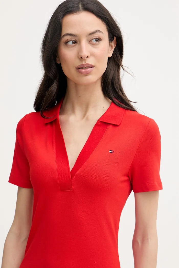 Tommy Hilfiger pamuk ve elastan elbise