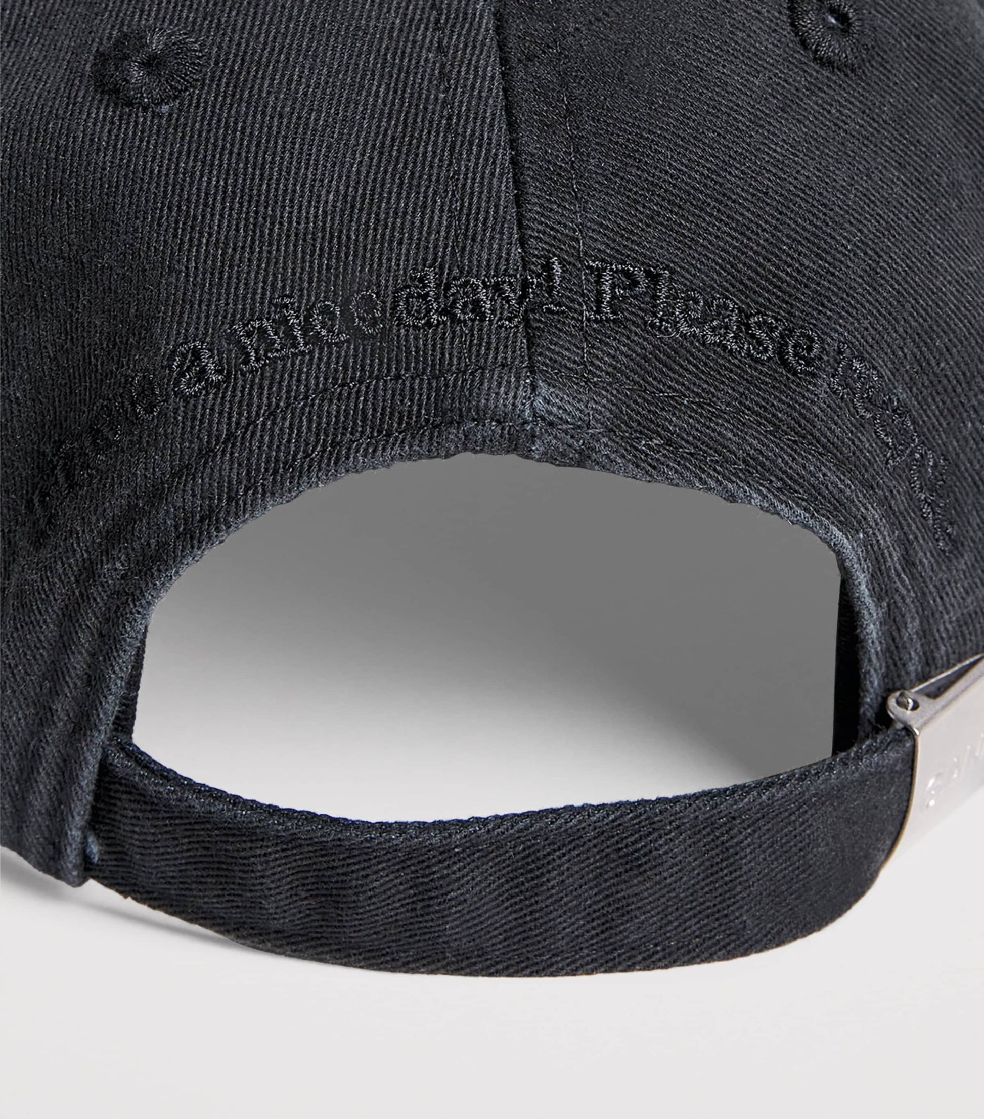 Organic Canvas Baseball Cap 099 BLACK